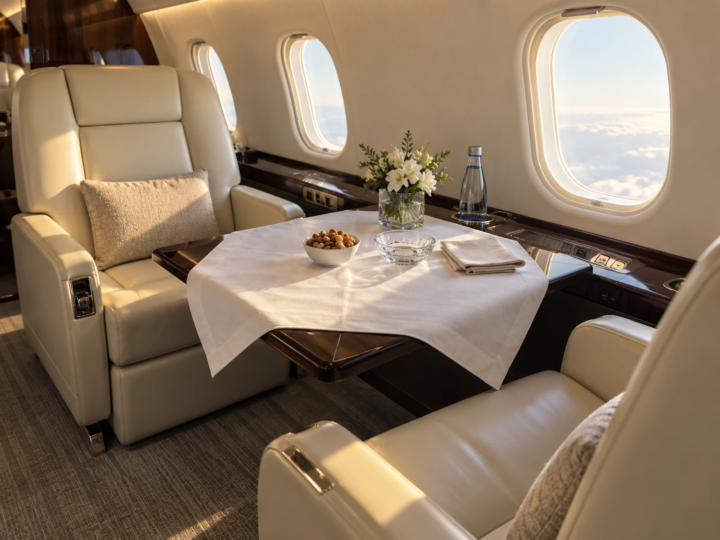 Private aircraft cabin